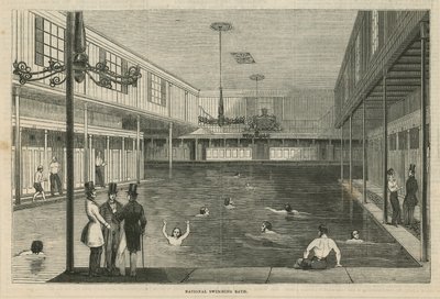 Nemzeti Uszoda (metszet) alkotó: English School