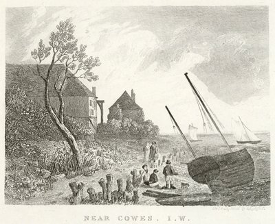 Cowes közelében, Wight-szigeten alkotó: English School