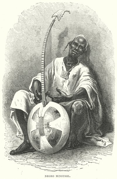 Negro Minstrel (metszet) alkotó: English School