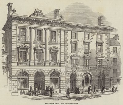 New Corn Exchange, Northampton (metszet) alkotó: English School