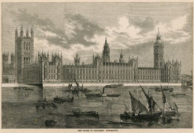 A Parlament új házai, Westminster, London alkotó: English School