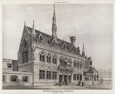 New Merchant Taylors School, Charterhouse (metszet) alkotó: English School