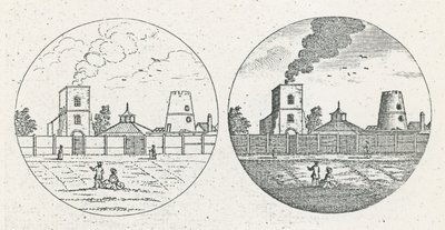 New River Head, 1775. június 6-án alkotó: English School