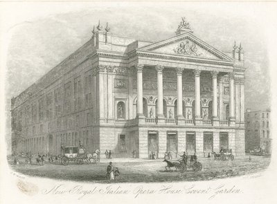Új Királyi Olasz Operaház, Covent Garden, London alkotó: English School