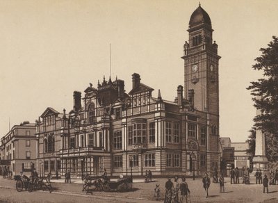 Új városháza, Leamington (litográfia) alkotó: English School