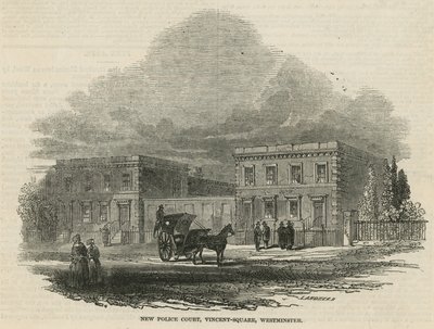 Új rendőrbíróság a Vincent téren alkotó: English School