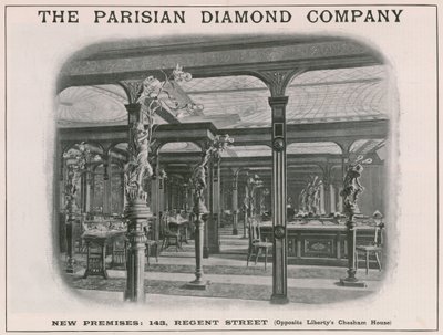 A The Parisian Diamond Company új telephelye, 143 Regent Street, London alkotó: English School