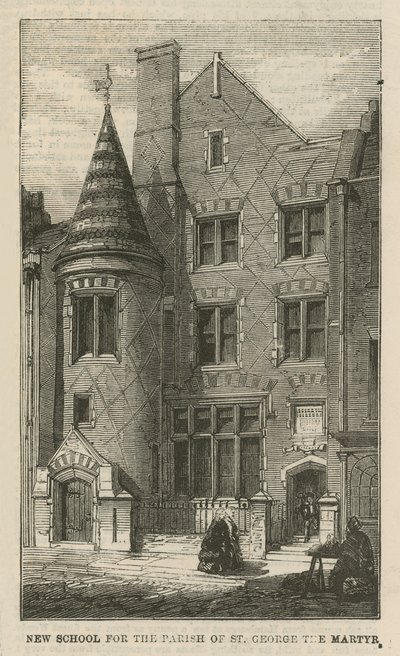 Új iskola a Szent György Mártír Plébánia számára, alkotó: English School