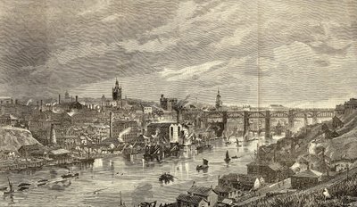 Newcastle upon Tyne 1887-ben alkotó: English School