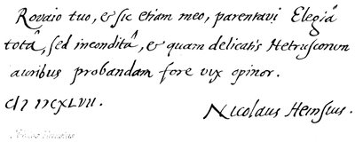 Nicolas Heinsius alkotó: English School