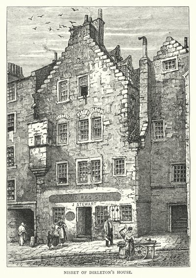 Nisbet a Dirleton-házból (metszet) alkotó: English School