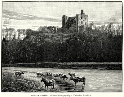 Norham Castle (metszet) alkotó: English School