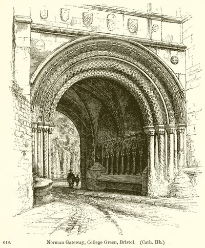Norman Gateway, College Green, Bristol alkotó: English School