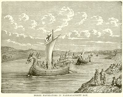 Skandináv navigátorok a Narragansett-öbölben alkotó: English School
