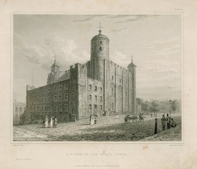 Észak-keleti kilátás a Fehér toronyra alkotó: English School