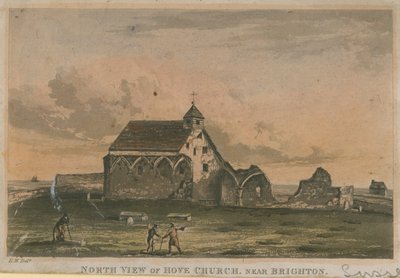 A Hove-templom északi nézete alkotó: English School