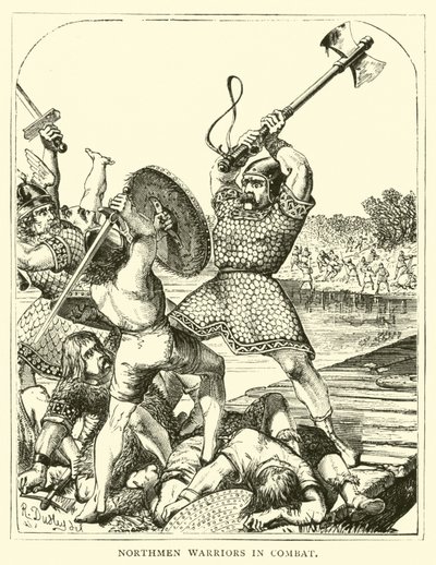 Northmen harcosok harcban alkotó: English School