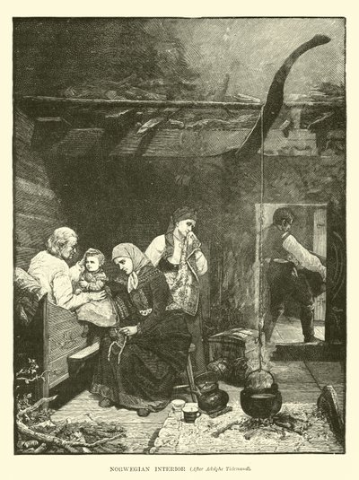 Norvég belső tér alkotó: English School