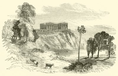 Nottingham kastély (metszet) alkotó: English School