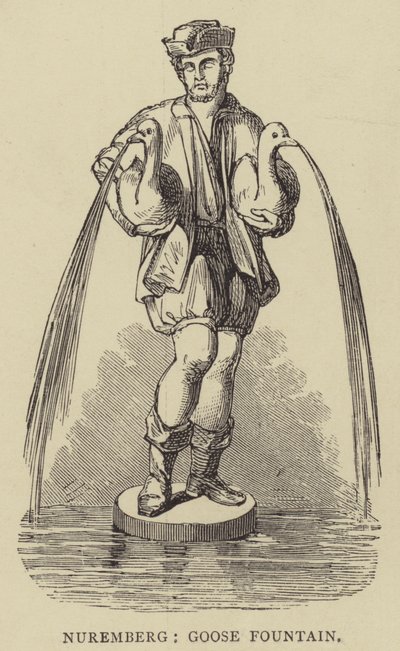 Nürnberg, Libakút (metszet) alkotó: English School