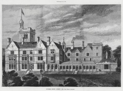 Nutfield Priory, Surrey (Gravur) von English School