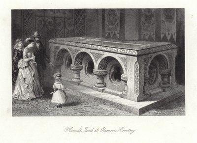 OConnells sírja a Glasnevin temetőben alkotó: English School