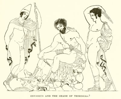 Odüsszeusz és Teiresias árnyéka alkotó: English School