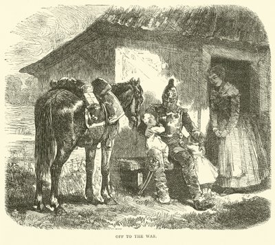 Indulás a háborúba, 1870. október alkotó: English School