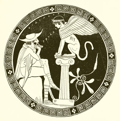 Oidipous és a Szfinx alkotó: English School