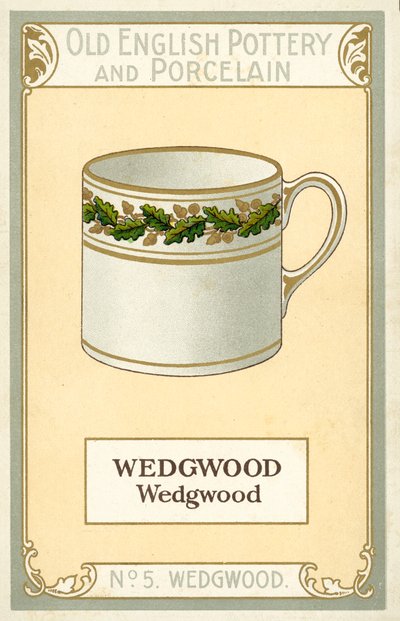 Régi angol kerámia és porcelán: Wedgwood (színes litográfia) alkotó: English School