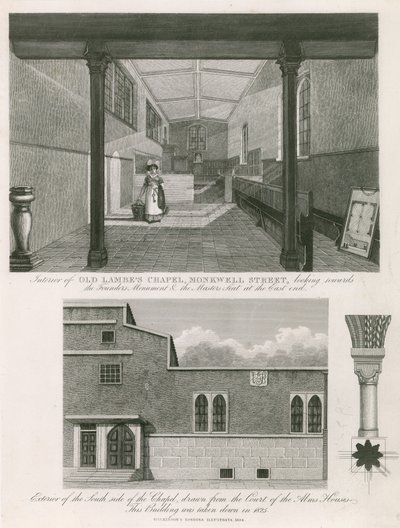 Old Lambes Chapel, Monkwell Street, London alkotó: English School