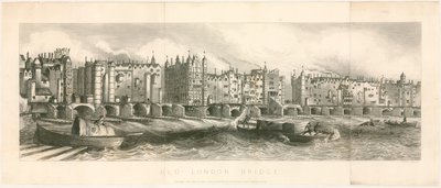 Old London Bridge alkotó: English School