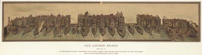 Old London Bridge 1600 körül alkotó: English School