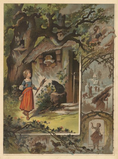 Régi Libamama (chromolitho) alkotó: English School