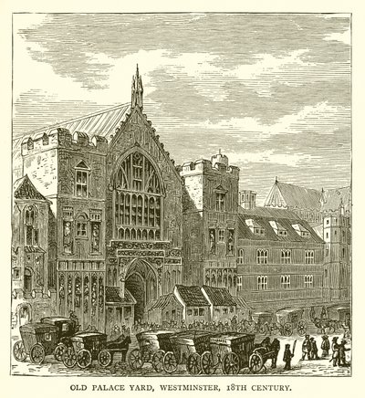Old Palace Yard, Westminster, 18. század alkotó: English School