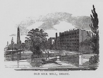 Old Silk Mill, Derby (metszet) alkotó: English School