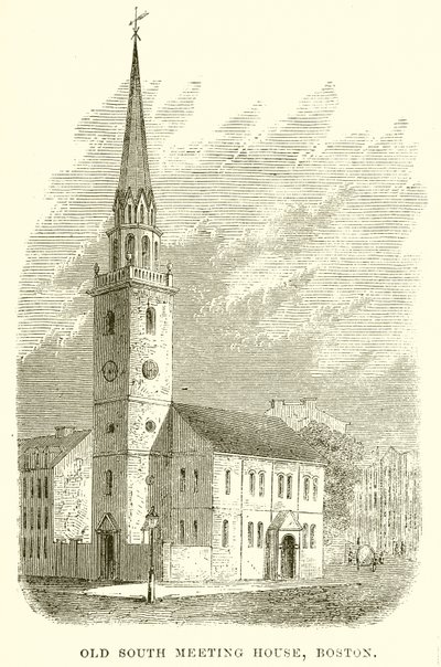 Old South Meeting House, Boston alkotó: English School