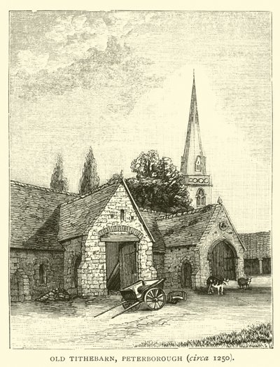 Old Tithebarn, Peterborough, 1250 körül alkotó: English School