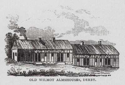 Old Wilmot Almshouses, Derby (metszet) alkotó: English School