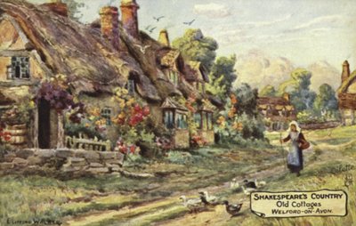 Régi nyaralók, Welford-on-Avon, Warwickshire alkotó: English School