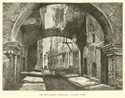 Régi halpiac, Pescheria Vecchia, Róma alkotó: English School