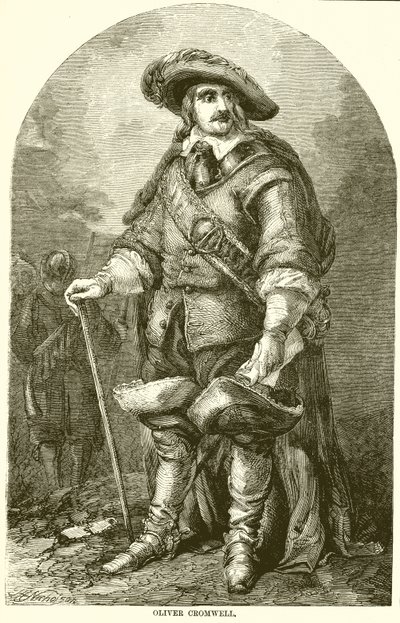 Oliver Cromwell alkotó: English School