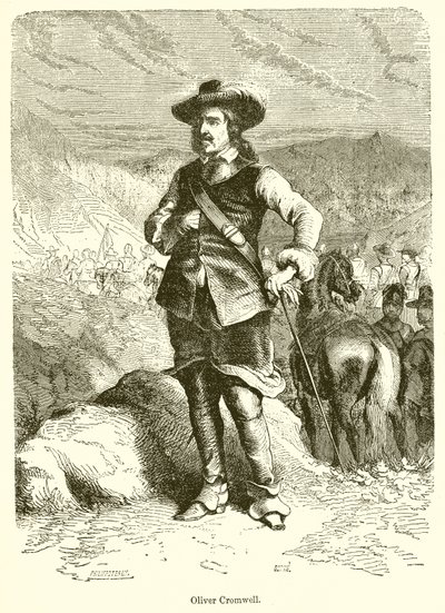Oliver Cromwell alkotó: English School