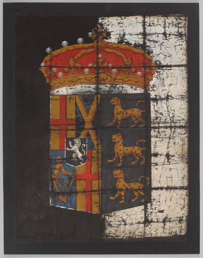 Oliver Cromwell temetési zászlója, 1658 körül (banner) alkotó: English School