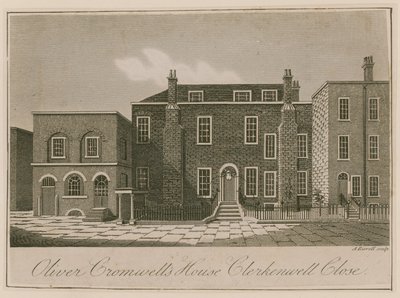Oliver Cromwells ház, Clerkenwell Close, London alkotó: English School