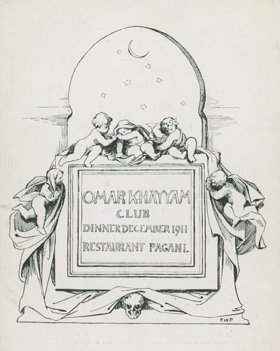 Saját Khayyam Club Dinner, december 19g, sok pogány étterem alkotó: English School