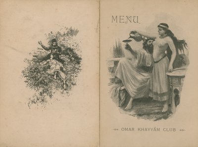 Omar Khayyam Club vacsoramenü alkotó: English School