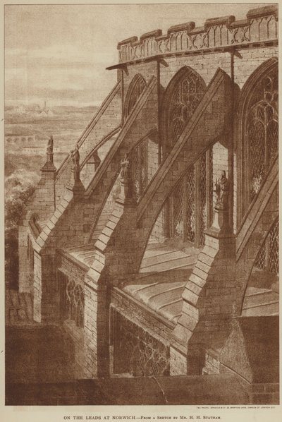 A norwichi vezetéken (metszet) alkotó: English School