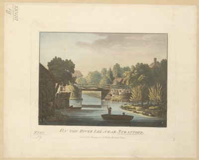 Am Fluss Lee in der Nähe von Stratford von English School
