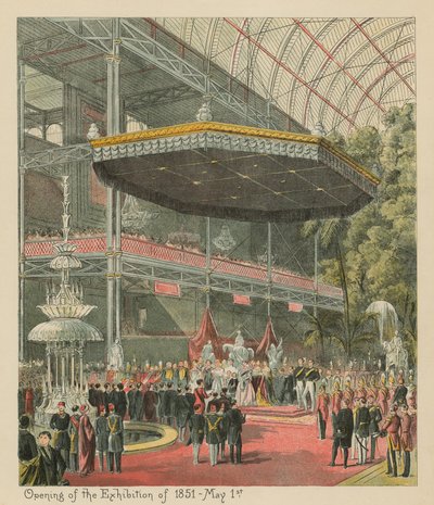 Az 1851. évi kiállítás megnyitója – május 1 alkotó: English School